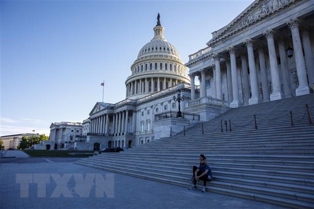 Tòa nhà Quốc hội Mỹ tại Washington D.C. (Ảnh: THX/TTXVN).