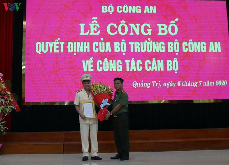 Trung tá Kiều Đức Tính được bổ nhiệm làm Phó Giám đốc Công an tỉnh Quảng Trị.
