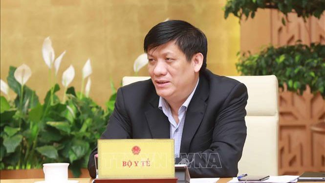 Quyền Bộ trưởng Bộ Y tế Nguyễn Thanh Long. (ảnh: TTXVN).