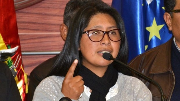 Chủ tịch Thượng viện Bolivia Monica Eva Copa. (Nguồn: correodelsur.com).