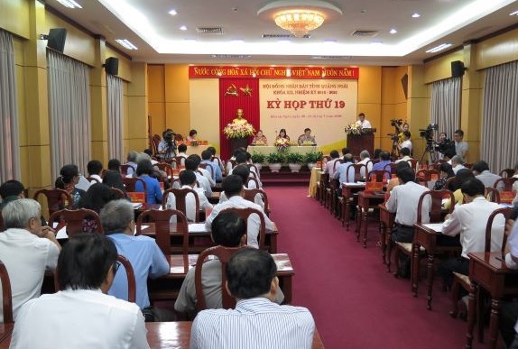 Khai mạc Kỳ họp thứ 19 HĐND tỉnh Quảng Ngãi khóa XII.
