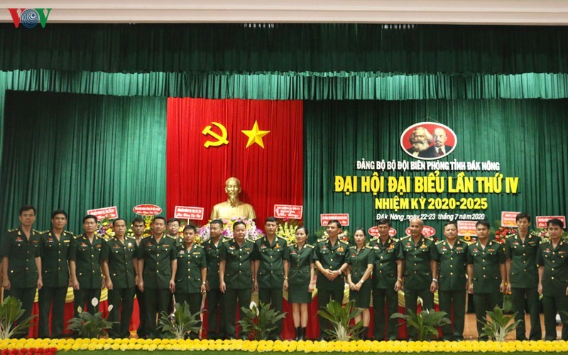 Ban Chấp hành Đảng bộ Bộ đội Biên phòng tỉnh Đắk Nông khóa IV nhiệm kỳ 2020 – 2025 .