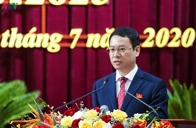 Ông Nguyễn Hồng Dương táo đắc cử chức danh Bí thư Thành ủy Cẩm Phả qua bầu trực tiếp tại Đại hội.