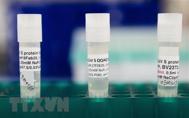 Các mẫu vắcxin phòng COVID-19 được bào chế tại một công ty phát triển vắcxin ở Mỹ ngày 20/3/2020. (Nguồn: AFP/TTXVN).