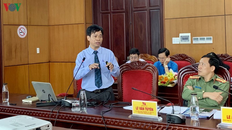 Ông Lưu Văn Khôi trình bày đề án “Nâng cao hiệu quả quản lý nhà  nước của Sở Công Thương tỉnh Đắk Lắk giai đoạn 2020-2025.