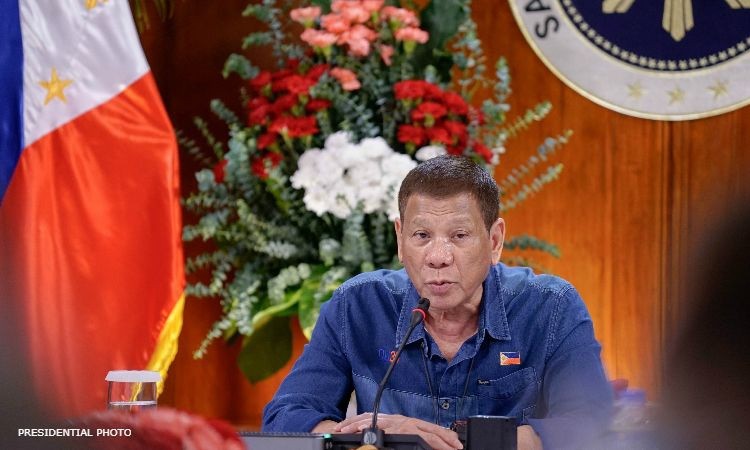 Tổng thống Philippines Rodrigo Duterte (Dinh tổng thống Philippines).