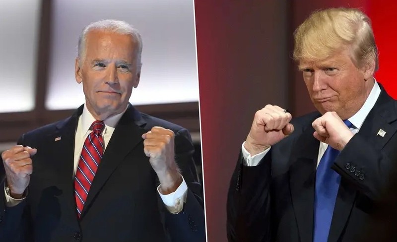 Tổng thống Trump và ứng cử viên Đảng dân chủ Joe Biden. (Ảnh: Twitter).