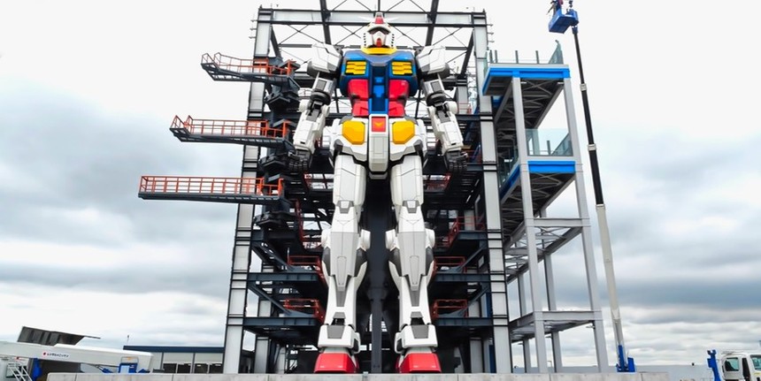 Nhật Bản chế tạo robot khổng lồ cao gần 20 m có thể tự bước đi, di chuyển