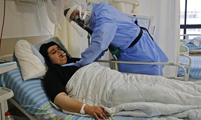 Bệnh nhân được chăm sóc tại bệnh viện ở Kfar Saba, Israel ngày 9/9. Ảnh: AFP.