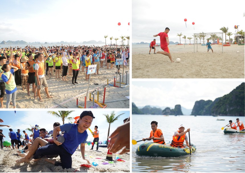 Những hoạt động vui chơi bãi biển sôi nổi tại “Tuần lễ hoạt động bãi tắm Phương Đông năm 2020”.