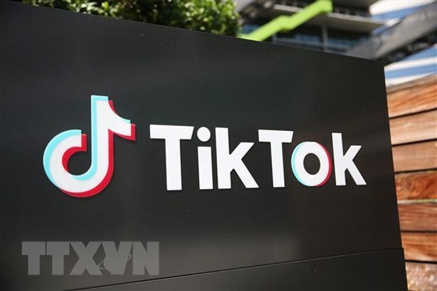 Biểu tượng TikTok. (Nguồn: AFP/TTXVN).