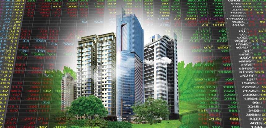 Nhóm ngành bất động sản có số lượng cổ phiếu áp đảo trên thị trường chứng khoán và phân hóa mạnh.