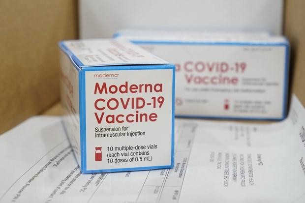 Vắcxin ngừa COVID-19 của Moderna. (Ảnh: AFP/TTXVN).