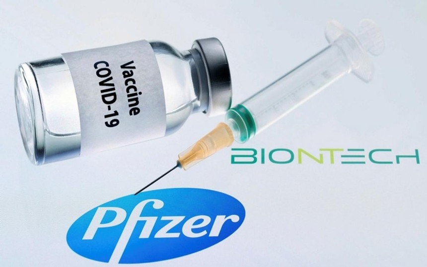 Vaccine phòng Covid-19 do hai hãng dược phẩm Pfizer và BioNTech phối hợp bào chế. (Ảnh: Getty Images).