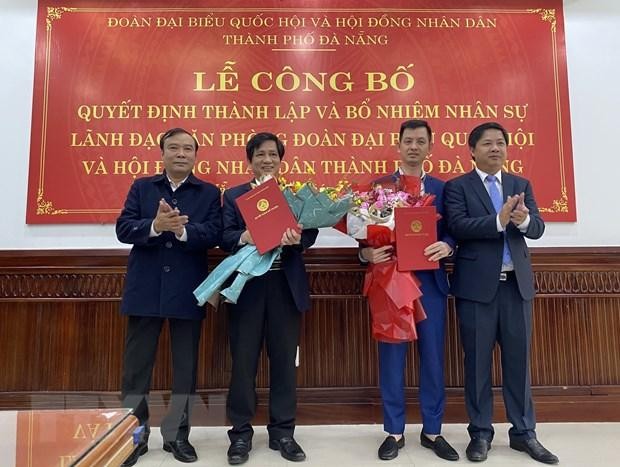Lễ công bố thành lập Văn phòng Đoàn Đại biểu QH và HĐND thành phố Đà Nẵng. (Ảnh: Quốc Dũng/TTXVN).