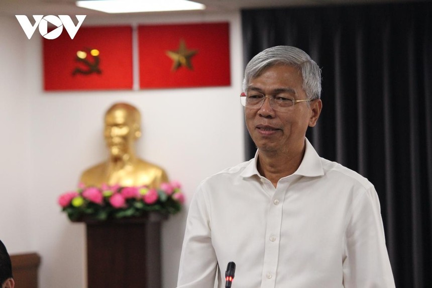 Ông Võ Văn Hoan, Phó Chủ tịch TPHCM cung cấp thông tin cho báo chí.