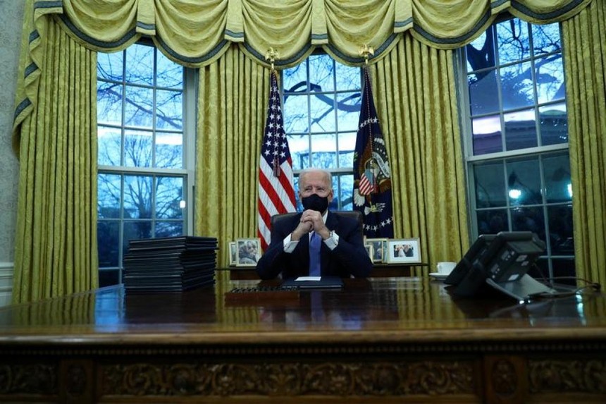 Tổng thống Mỹ Joe Biden. Ảnh: Reuters.