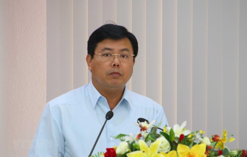 Bí thư Tỉnh ủy Cà Mau Nguyễn Tiến Hải được bầu làm Chủ tịch HĐND tỉnh khóa IX, nhiệm kỳ 2016-2021. (Ảnh:Kim Há/TTXVN).