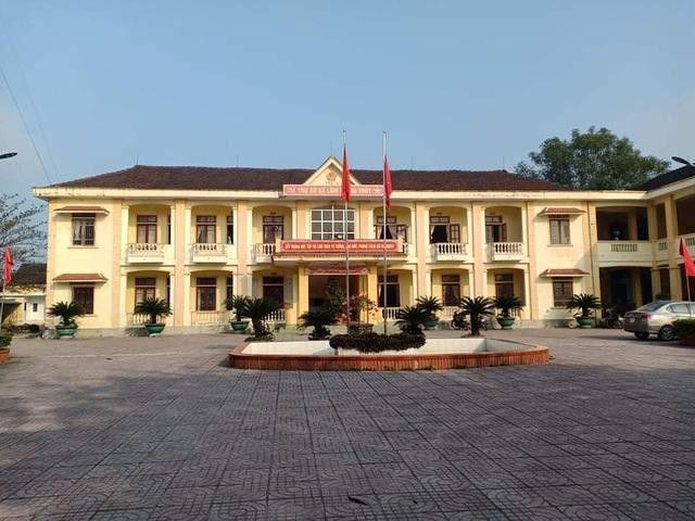 Trụ sở UBND xã Lâm Trung Thủy nơi ông Đinh Trọng Quốc, Phó Bí thư Đảng ủy công tác.