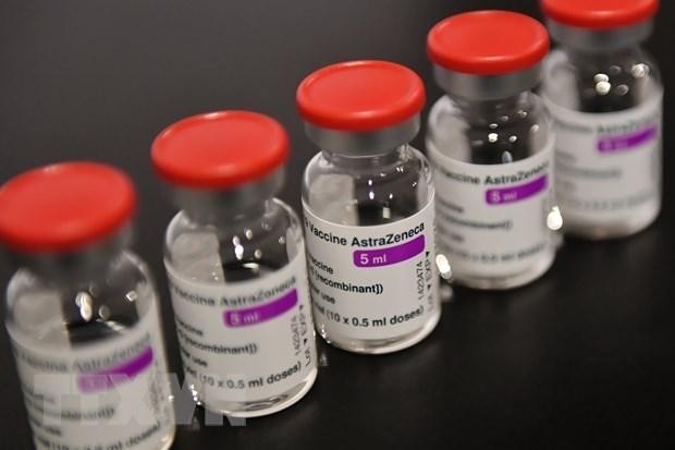 Vắcxin ngừa COVID-19 của hãng dược phẩm AstraZeneca. (Ảnh: PAP/TTXVN).