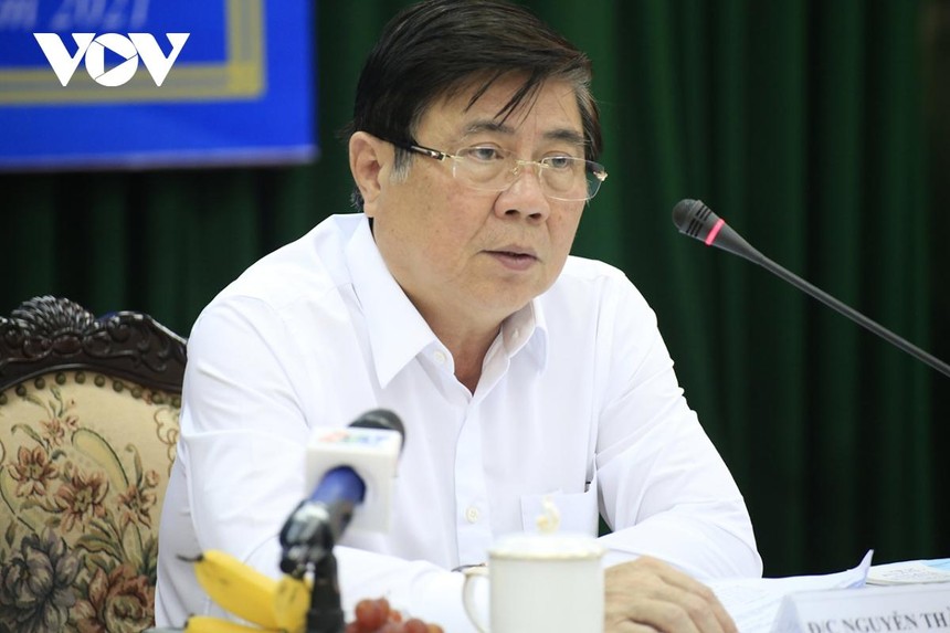Chủ tịch UBND TPHCM Nguyễn Thành Phong phát biểu chiều 4/3.