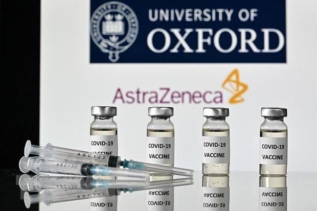 Vaccine ngừa COVID-19 của AstraZeneca. (Ảnh: AFP/TTXVN).