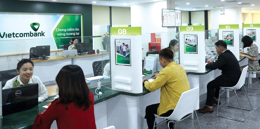 Tỷ trọng dư nợ bán lẻ của Vietcombank lên đến 54%.