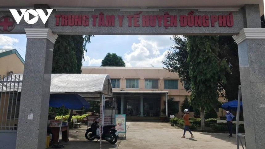 Trung tâm Y tế huyện Đồng Phú nơi bà Thái Thị Mỹ Hạnh công tác.