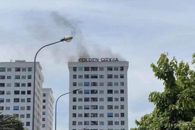 Chung cư Golden City 6, đường Lý Tự Trọng, xã Nghi Phú, thành phố Vinh (Nghệ An), nơi xảy ra vụ hỏa hoạn.