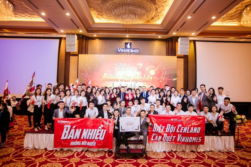 Cen Hà Nội liên tục lọt Top đầu Đại lý bán hàng xuất sắc nhất của Vinhomes.
