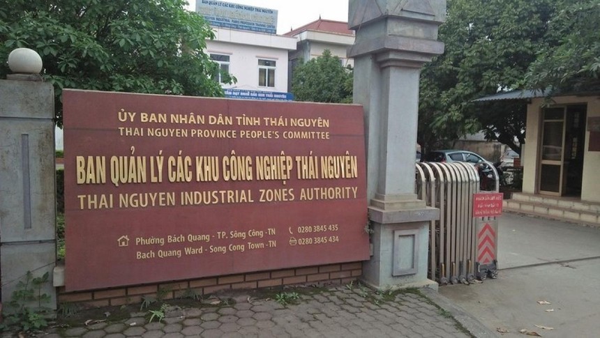 Ban quản lý các KCN Thái Nguyên. Ảnh Vietnamnet.