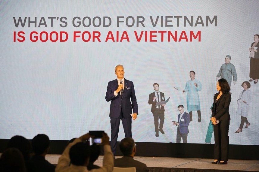 Ông Wayne Besant, Tổng Giám đốc AIA Việt Nam chia sẻ lý do ra mắt dịch vụ “Song Hành Y Tế”.