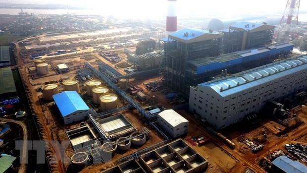 Dự án Nhà máy Nhiệt điện Thái Bình 2 phấn đấu hoàn thành trong năm 2022. (Ảnh: Huy Hùng/TTXVN).