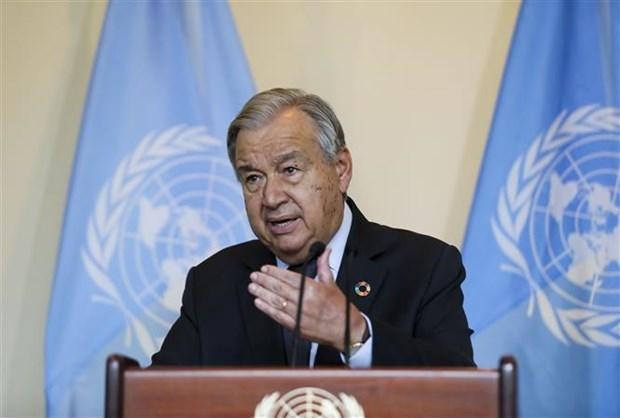 Tổng thư ký Liên hợp quốc Antonio Guterres phát biểu tại cuộc họp Liên hợp quốc ở New York (Mỹ), ngày 20/9/2021. (Ảnh: THX/TTXVN).