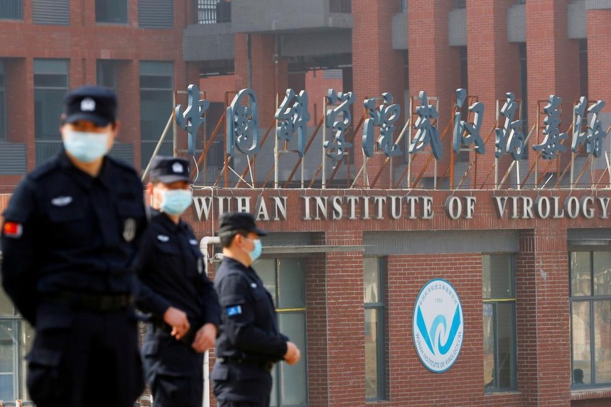 Viện virus học Vũ Hán, Trung Quốc, tháng 2/2021. Ảnh: Reuters.