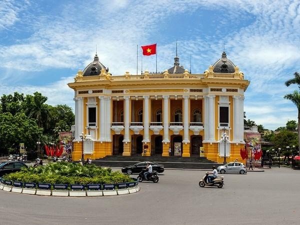 Nhà hát Lớn Hà Nội. (Ảnh: Lê Minh Sơn/Vietnam+).