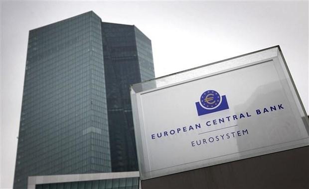 Trụ sở Ngân hàng trung ương châu Âu (ECB) ở Frankfurt (Đức). (Ảnh: AFP/TTXVN).