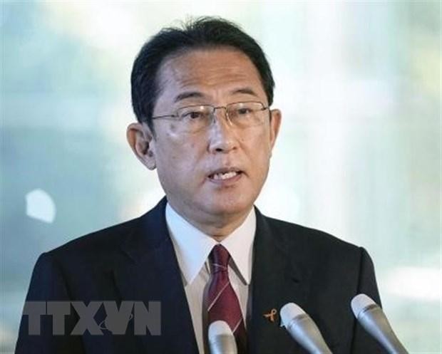 Thủ tướng Nhật Bản Fumio Kishida tại cuộc họp báo ở Tokyo, ngày 4/11. (Ảnh: Kyodo/TTXVN).