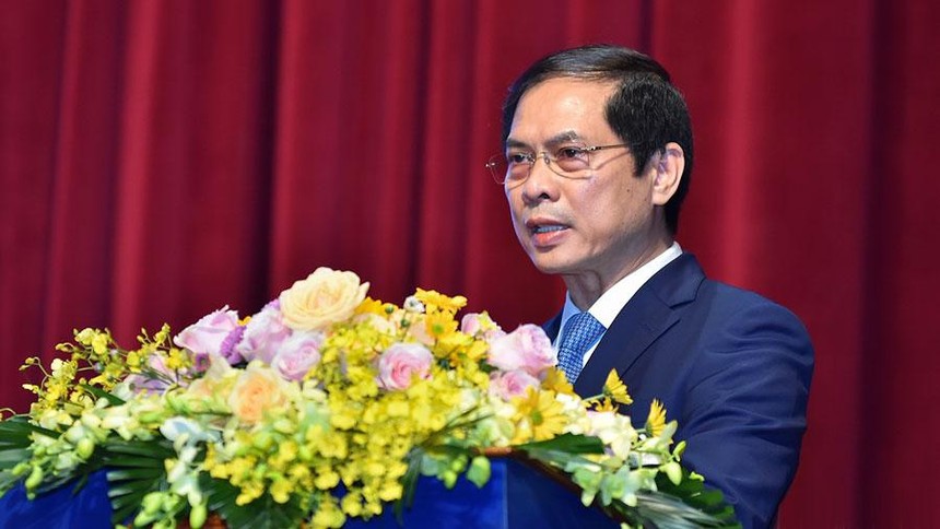 Bộ trưởng Ngoại giao Bùi Thanh Sơn khẳng định, trong thành tựu chung của hoạt động đối ngoại, có đóng góp quan trọng của đối ngoại địa phương (Ảnh: Tuấn Anh/TG&VN)