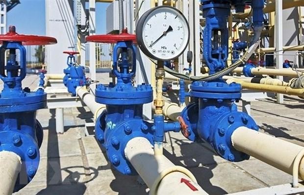 Hệ thống đường ống dẫn khí đốt của Tập đoàn Gazprom (Nga). (Ảnh: EPA/TTXVN).