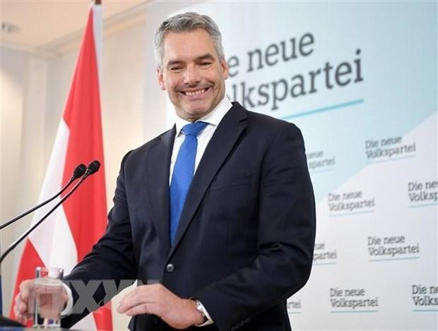 Thủ tướng Áo Karl Nehammer. (Ảnh: AFP/TTXVN).