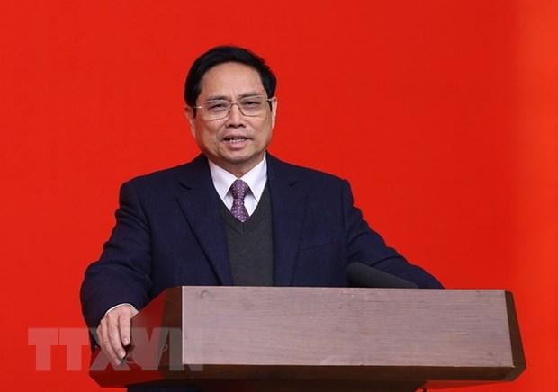 Thủ tướng Phạm Minh Chính là Trưởng Ban Chỉ đạo cải cách hành chính của Chính phủ. (Ảnh: Dương Giang/TTXVN).