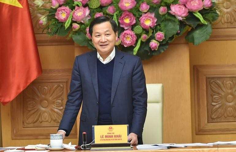 Phó Thủ tướng Lê Minh Khái chủ trì cuộc họp Ban Chỉ đạo điều hành giá (Ảnh: Trần Mạnh).
