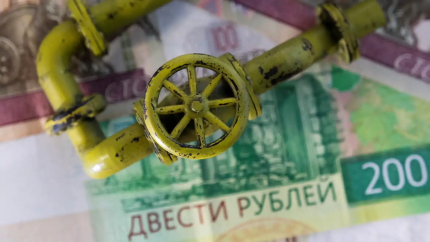 Nga sẽ yêu cầu các quốc gia “không thân thiện” thanh toán tiền mua khí đốt bằng đồng rúp. Ảnh minh họa: Reuters.