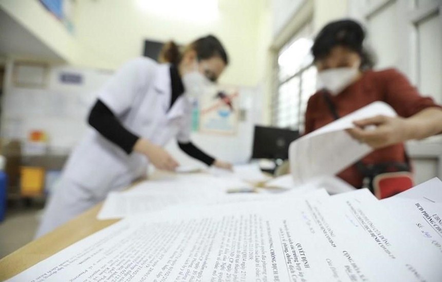 Bộ Y tế đánh giá dịch COVID-19 tại Việt Nam cơ bản đang được kiểm soát. (Ảnh: TTXVN/Vietnam+).