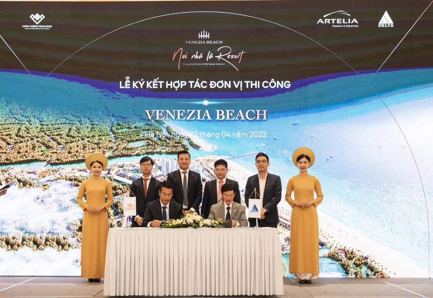 Delta Group cùng HVD kiến tạo Venezia Beach HomeResort chất lượng 5 sao.