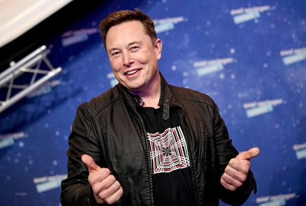 Tỷ phú Elon Musk tại một sự kiện ở Berlin, Đức ngày 1/12/2020. (Ảnh: AFP/TTXVN).