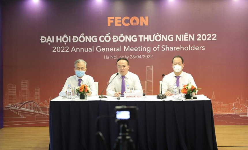 Đại hội đồng cổ đông thường niên năm 2022 của Công ty cổ phần FECON diễn ra sáng 28/4.