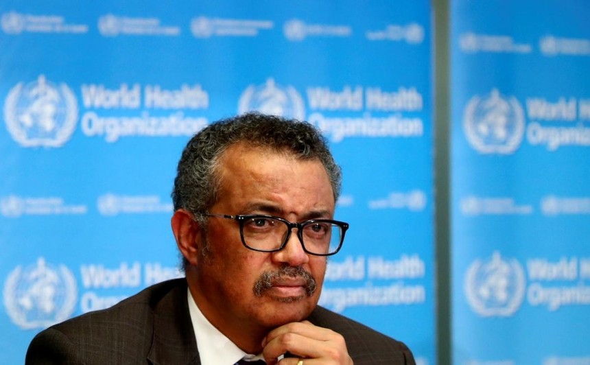 Tổng Giám đốc Tổ chức Y tế Thế giới (WHO) Tedros Adhanom Ghebreyesus. Ảnh: Reuters.