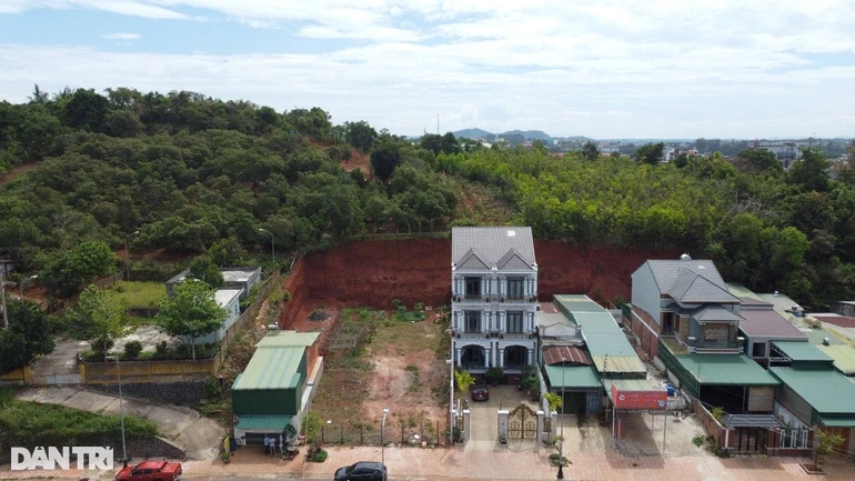Khu vực 6 lô đất được cấp trái phép tại phường Nghĩa Thành.